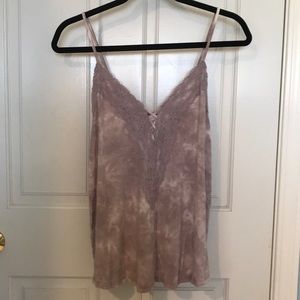 Lace tank top